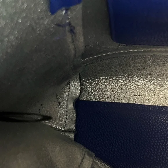 Botkier Soho Leather Tote Bag Blue - Picture 8 of 14